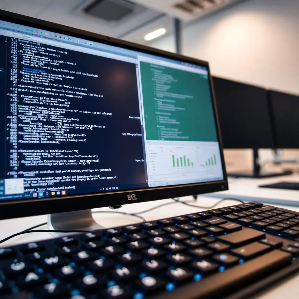 Professionele Excel formules en functies op computerscherm